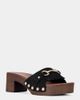 Azalea Wang Azalea Wang Epsilon Genuine Flatform Sandal in Black, Women's at Urban Outfitters - 2