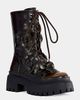 Azalea Wang Azalea Wang Etra Floral Platform Bootie in Espresso, Women's at Urban Outfitters - 2