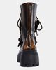 Azalea Wang Azalea Wang Etra Floral Platform Bootie in Espresso, Women's at Urban Outfitters - 3