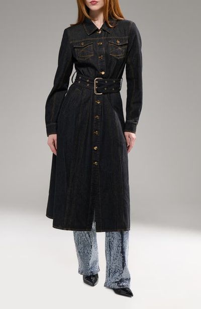 AZALEA WANG AZALEA WANG Evessa Denim Trench Coat