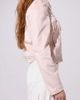 Azalea Wang Azalea Wang Finlee Fringe Suede Jacket in Blush, Women's at Urban Outfitters - 4