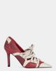 Azalea Wang Azalea Wang Firestring Lace-Up Stiletto Pump Shoe in Red, Women's at Urban Outfitters - 1