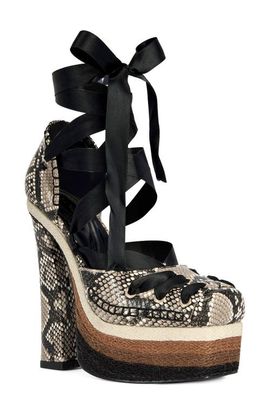 AZALEA WANG AZALEA WANG Fonetyn Ankle Tie Platform Pump