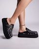 AZALEA WANG Azalea Wang Gabir studded clogs in black faux leather - 1