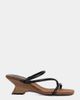 Azalea Wang Azalea Wang Genna Wedge Sandal in Chocolate, Women's at Urban Outfitters - 1