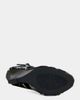 Azalea Wang Azalea Wang Giannis Calf Hair Wedge Sandal in Black, Women's at Urban Outfitters - 5