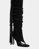 Azalea Wang Azalea Wang Johanna Fringe Stiletto Sandal Boot in Black, Women's at Urban Outfitters - 3