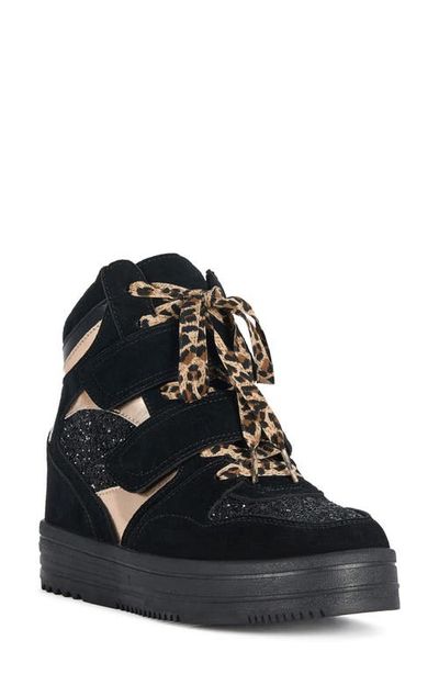 AZALEA WANG AZALEA WANG Jojo Faux Leather Wedge Sneaker