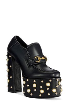 AZALEA WANG AZALEA WANG Justified Faux Leather Platform Pump
