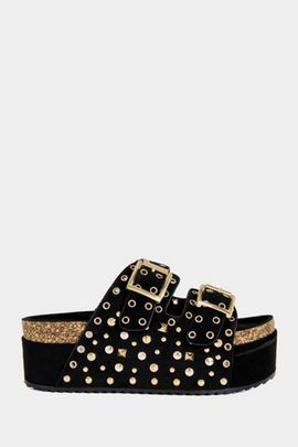 Azalea Wang Azalea Wang Kaegan Flatform Sandal in Black, Women's at Urban Outfitters