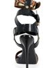 AZALEA WANG AZALEA WANG Kandinsky Faux Leather Sandal - 5