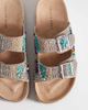 AZALEA WANG Azalea Wang Kaylum beaded flat sandals in beige-Neutral - 2