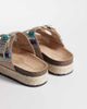 AZALEA WANG Azalea Wang Kaylum beaded flat sandals in beige-Neutral - 4