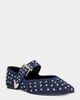 Azalea Wang Azalea Wang Kennith Studded Ballet Flat in Denim, Women's at Urban Outfitters - 2