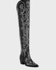 Azalea Wang Azalea Wang Kess Over The Knee Western Boot in Black, Women's at Urban Outfitters - 3