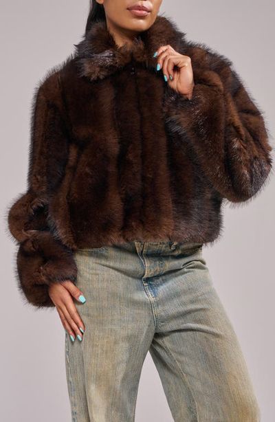 AZALEA WANG AZALEA WANG Kessia Faux Fur Jacket