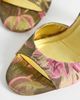 AZALEA WANG Azalea Wang Lenore heeled mule sandals in gold and pink - 4