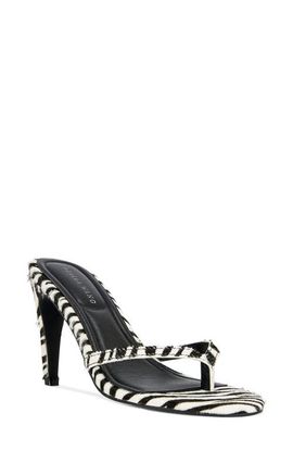 AZALEA WANG AZALEA WANG Lewis Genuine Calf Hair Sandal