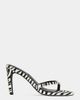 Azalea Wang Azalea Wang Lewis Zebra Calf Hair Stiletto Heel in Brown, Women's at Urban Outfitters - 1