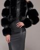 AZALEA WANG AZALEA WANG Loverboy Faux Leather Moto Jacket with Faux Fur Trim - 2