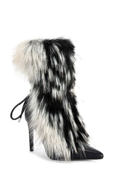 AZALEA WANG AZALEA WANG Mahtama Faux Fur Bootie
