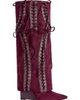 AZALEA WANG AZALEA WANG Mantegna Pointed Toe Wedge Boot - 2
