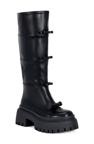 AZALEA WANG AZALEA WANG Marguerite Faux Leather Knee High Boot