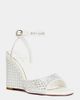 Azalea Wang Azalea Wang Matteus Studded Wedge Sandal in White, Women's at Urban Outfitters - 2