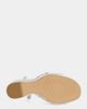 Azalea Wang Azalea Wang Matteus Studded Wedge Sandal in White, Women's at Urban Outfitters - 5