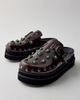 Azalea Wang Azalea Wang Mavis Embellished Flatform Clogs in Chocolate, Women's at Urban Outfitters - 2