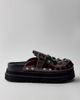 Azalea Wang Azalea Wang Mavis Embellished Flatform Clogs in Chocolate, Women's at Urban Outfitters - 4