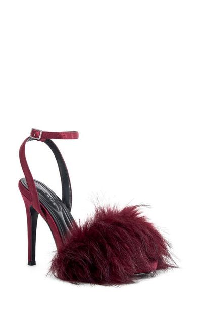 AZALEA WANG AZALEA WANG Nadia Faux Fur Pump