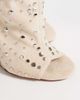 AZALEA WANG Azalea Wang Naomani embellished sandal boots in beige-Neutral - 2