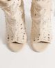 AZALEA WANG Azalea Wang Naomani embellished sandal boots in beige-Neutral - 3