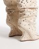 AZALEA WANG Azalea Wang Naomani embellished sandal boots in beige-Neutral - 4