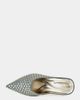 Azalea Wang Azalea Wang Neiza Studded Wedge Pump in Denim, Women's at Urban Outfitters - 4
