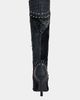 Azalea Wang Azalea Wang Novak Lace-Up Boot in Black, Women's at Urban Outfitters - 3