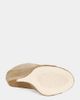 Azalea Wang Azalea Wang Novis Wedge Peep-Toe Bootie in Beige, Women's at Urban Outfitters - 5