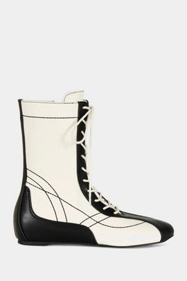 Azalea Wang Azalea Wang Passer Boxing Boot in Black, Women's at Urban Outfitters