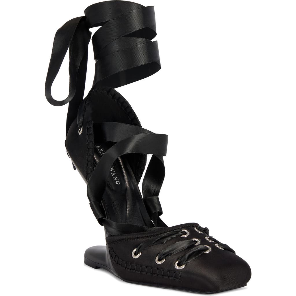 AZALEA WANG AZALEA WANG Pirouette Lace Up Wedge Sandal