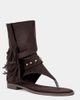 Azalea Wang Azalea Wang Rainer Gladiator Flat Sandal in Chocolate, Women's at Urban Outfitters - 2