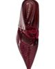 AZALEA WANG AZALEA WANG Ramona Croc Embossed Lace-Up Pump - 3