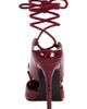 AZALEA WANG AZALEA WANG Ramona Croc Embossed Lace-Up Pump - 5
