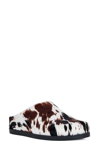 AZALEA WANG AZALEA WANG Ramses Genuine Calf Hair Clog