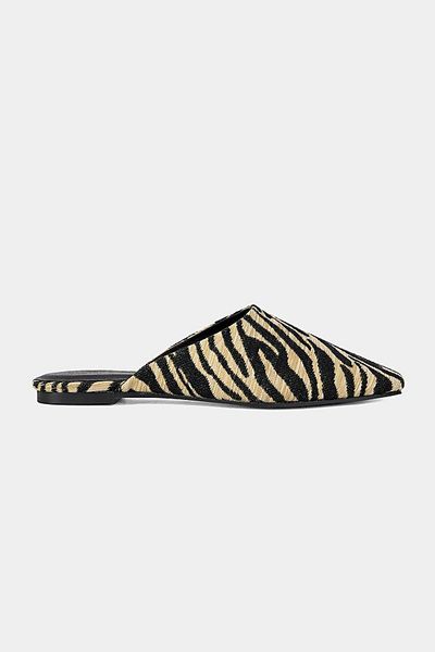 Azalea Wang Azalea Wang Raphael Animal Print Flat in Tan Black, Women's at Urban Outfitters