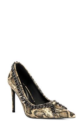 AZALEA WANG AZALEA WANG Ravelle Faux Snakeskin Pump