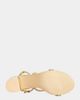 Azalea Wang Azalea Wang Revani Wrap-Around Strappy Block Heel in Gold, Women's at Urban Outfitters - 5