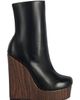 AZALEA WANG AZALEA WANG Road Faux Leather Platform Wedge Bootie - 2
