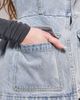 Azalea Wang Azalea Wang Ryn Peplum Denim Vest Jacket in Denim, Women's at Urban Outfitters - 5