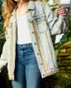 Azalea Wang Azalea Wang Sable Studded Denim Jacket in Denim, Women's at Urban Outfitters - 2